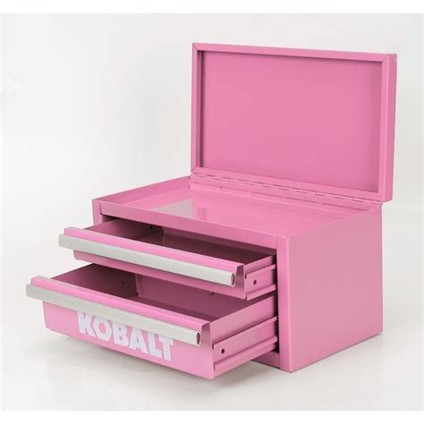 kobalt mini 10.83-in 2-drawer pink steel tool box|Kobalt Mini 10.83.